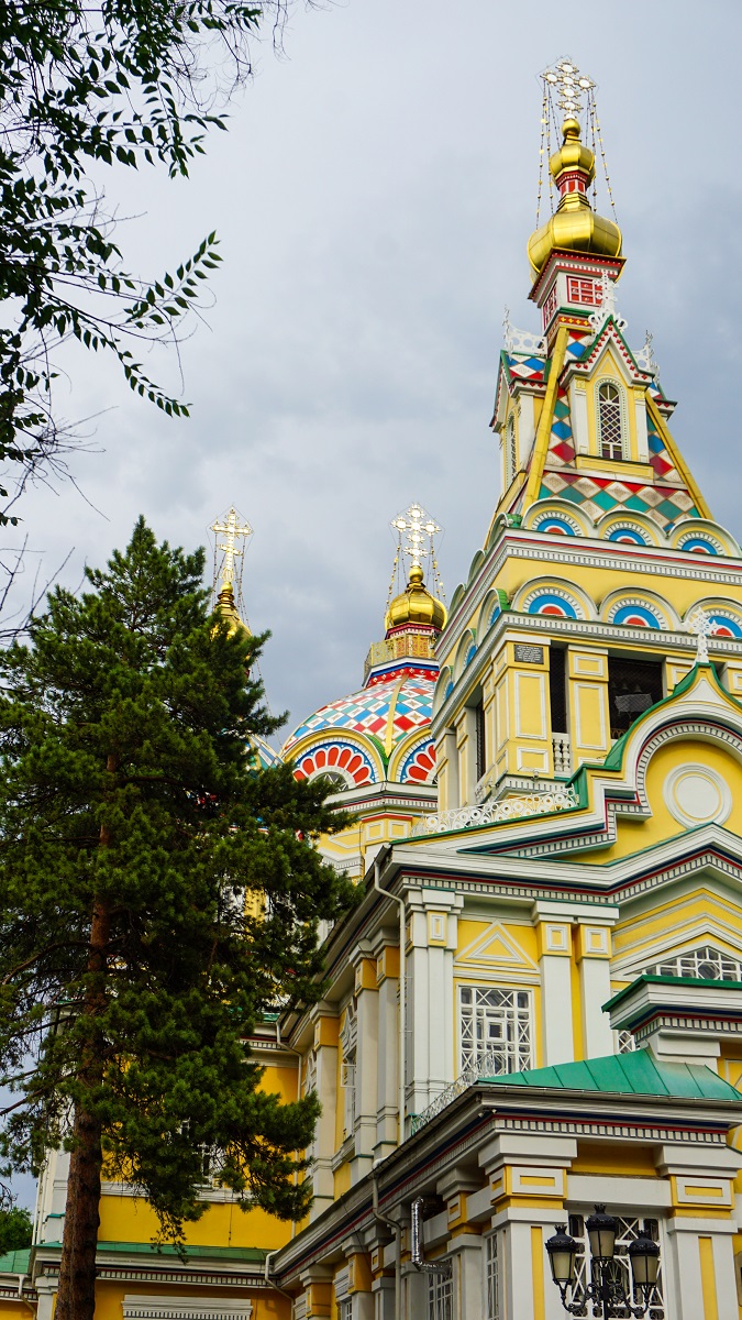 Ascension Cathedral in Almaty, Kazakshtan