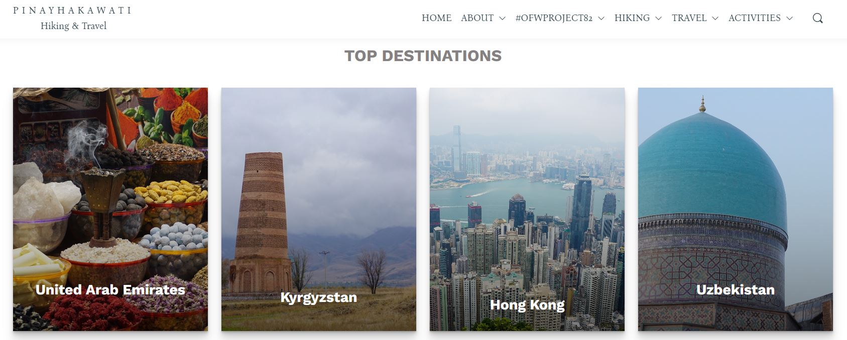 New Layout of Blog's Landing Page after overhauling it during my Sabbatical Break 