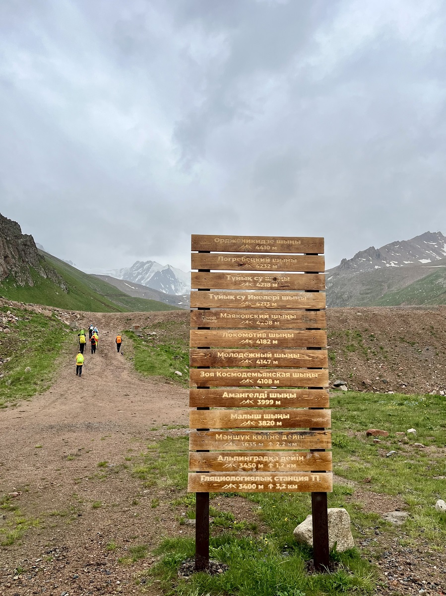 Mynzhilky Dam in Shymbulak, Kazakhstan