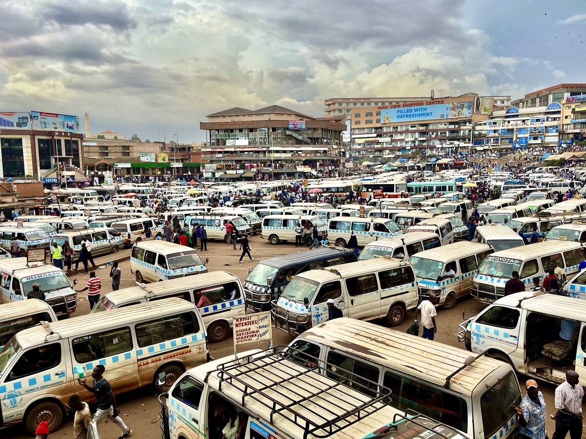 Old Taxi Park in Kampala, Uganda
