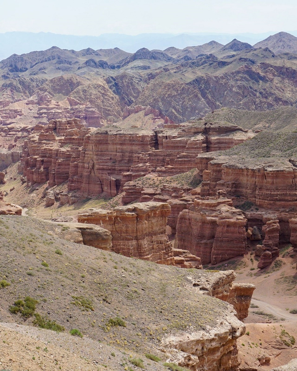Charyn Canyon in the Southern part of Kazakhstan