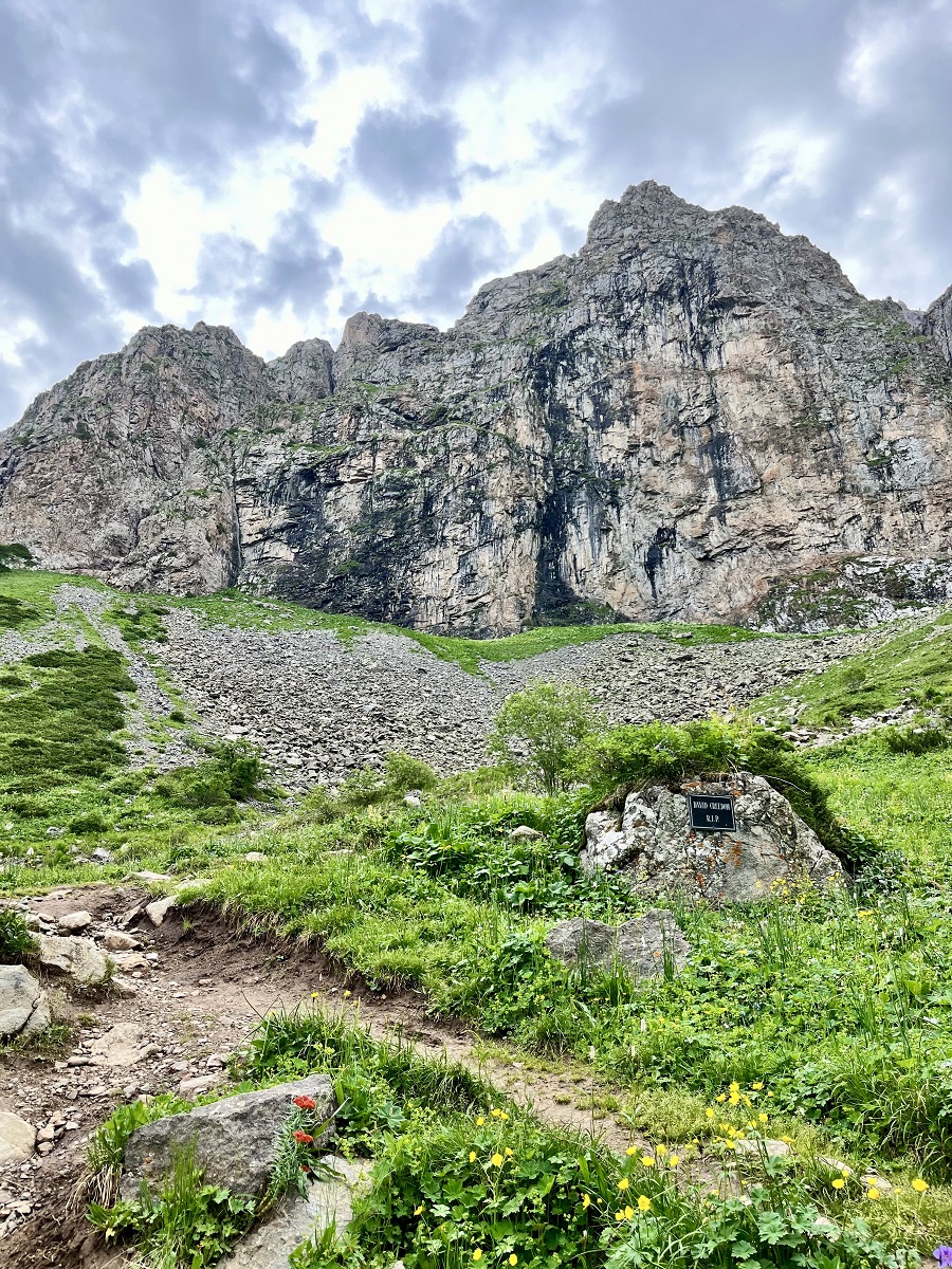 David Creedon Memorial in Shymbulak