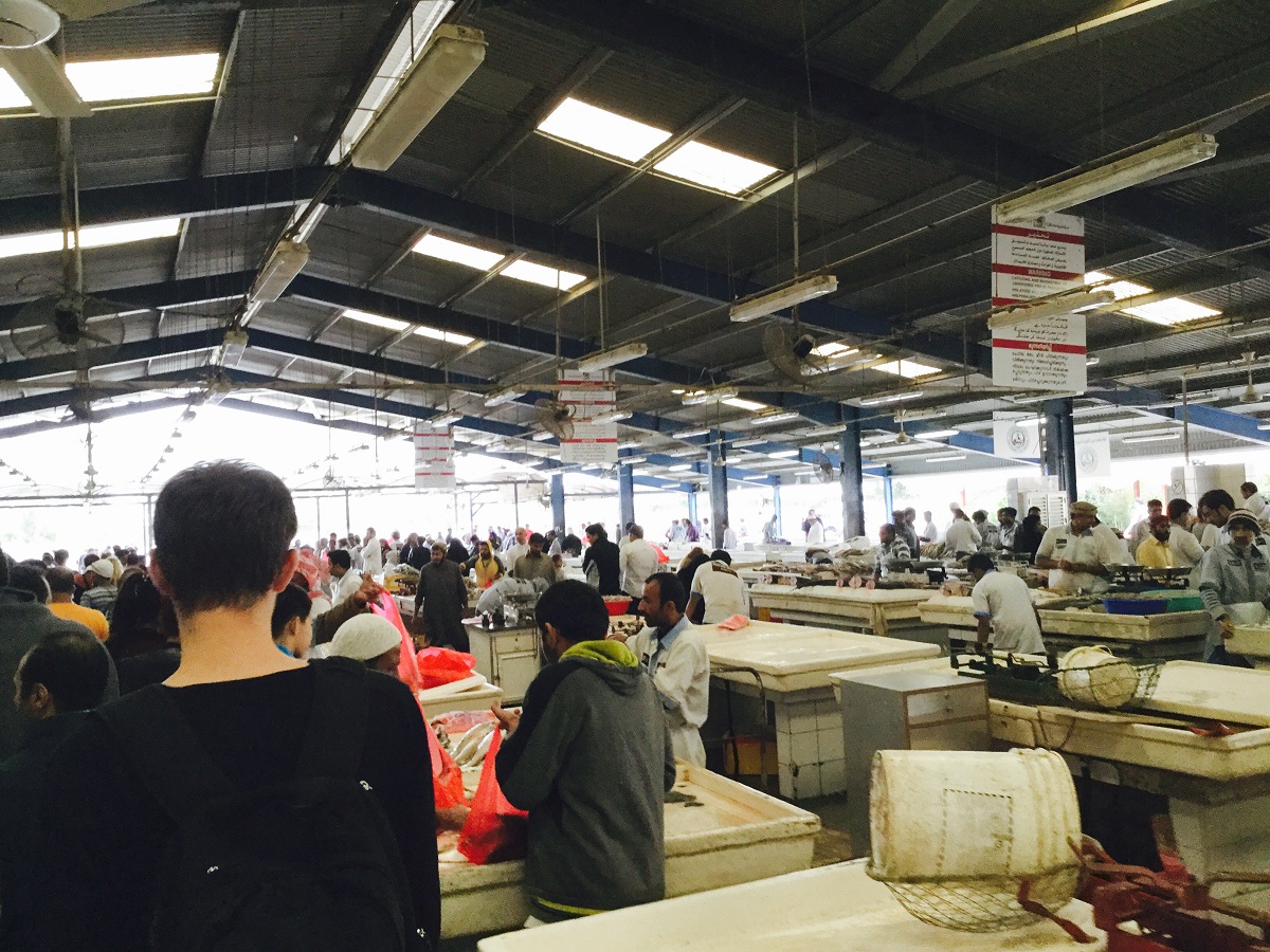 Old Fish Market in Dubai during my first Old Dubai Tour in 2015