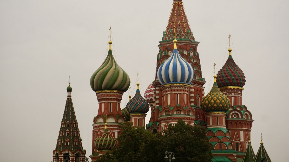 Saint Basil's Cathedral in Moscow, Russia during travel in September 2024