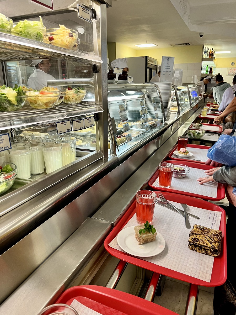 Russian canteens called Stolovaya (столовая)