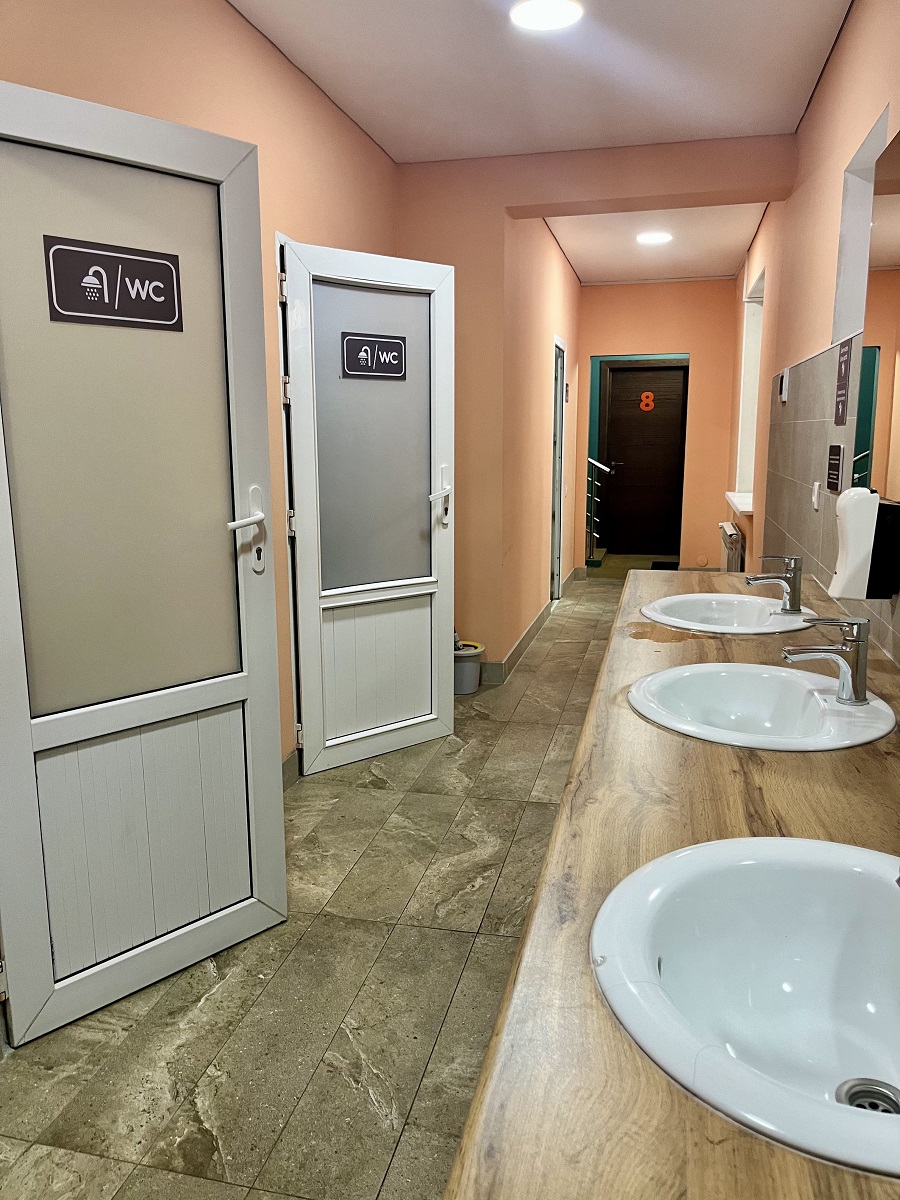 Shared Bathroom in People Hostel & Coworking in Bishkek