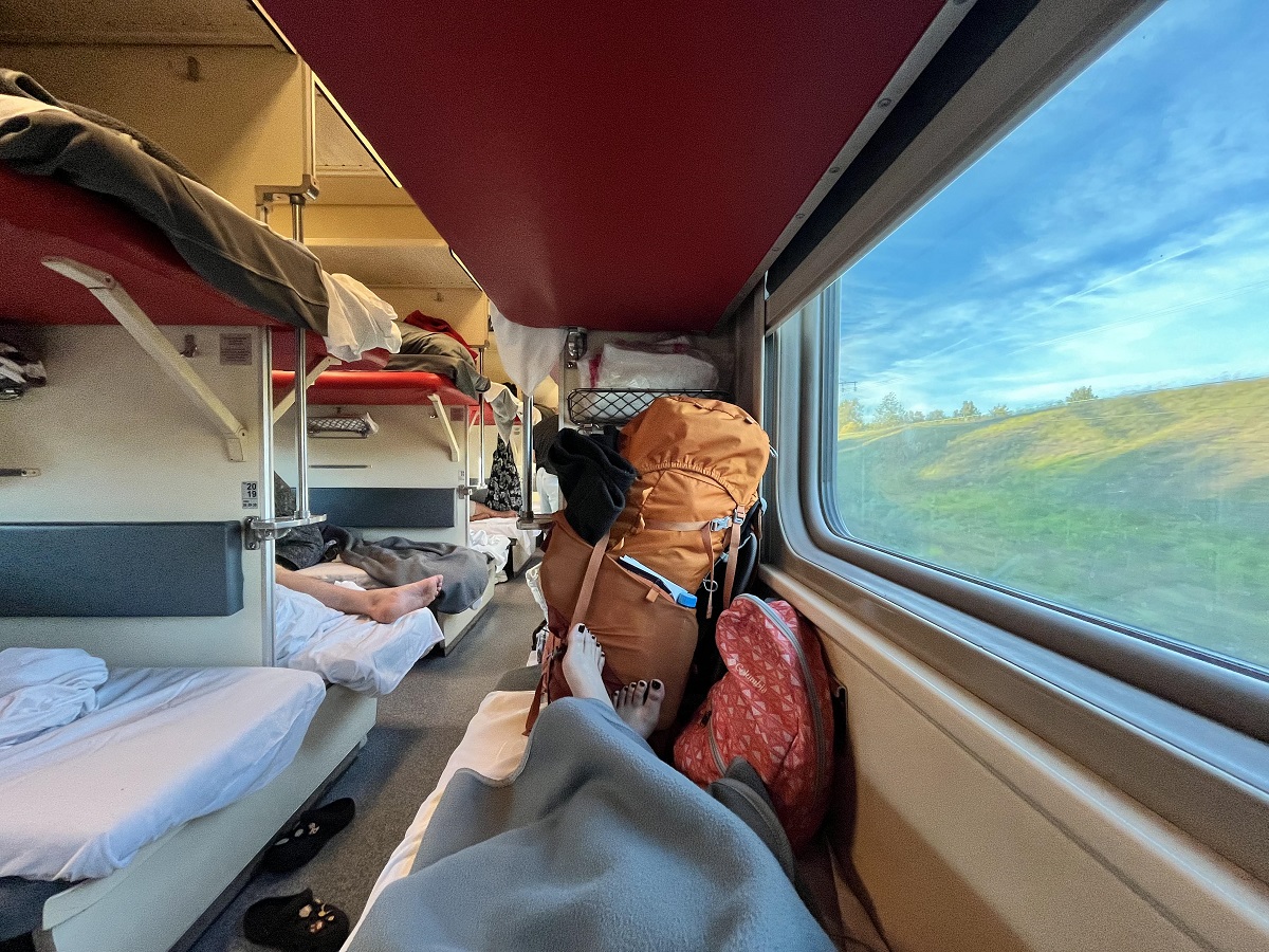 Moscow to Saint Petersburg on a Firmenny Train of Russian Railways