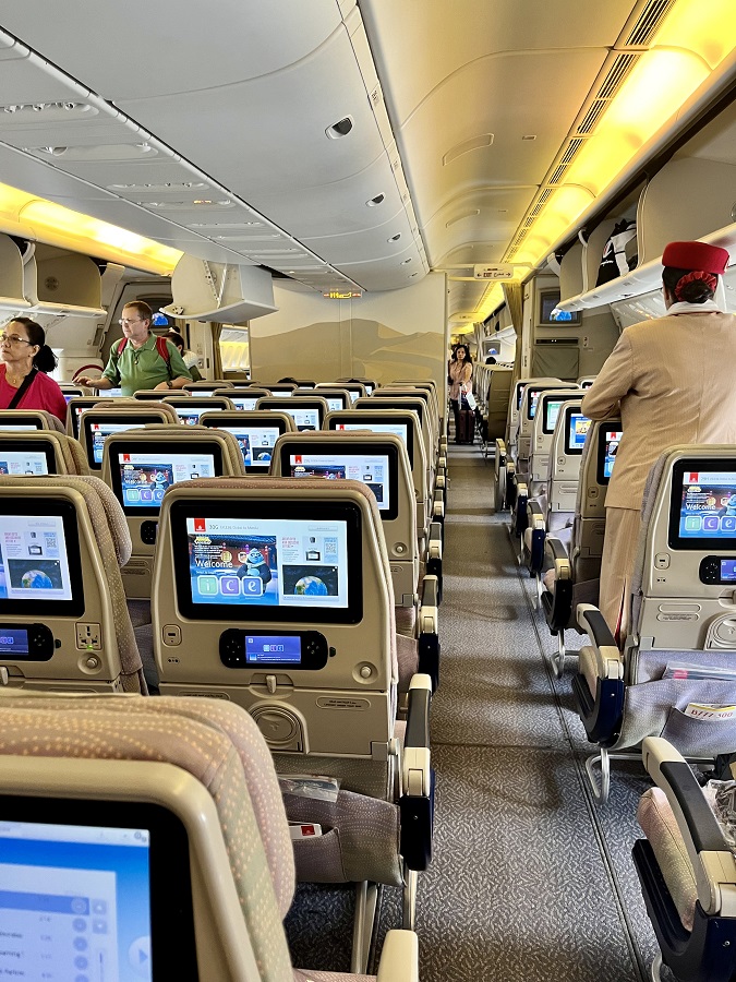 Onboard Emirates Aircraft