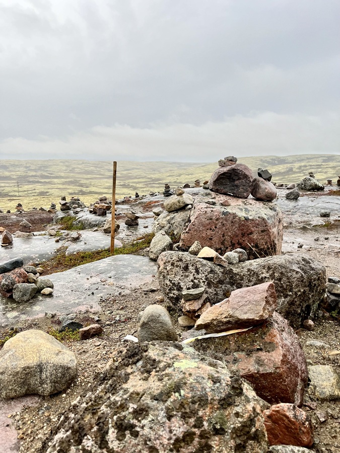 The famous mystical seids in Teriberka 