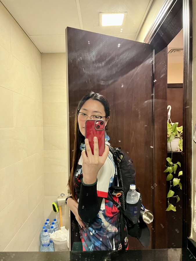 Osprey Katari 3 Pack with my essentials before the hike