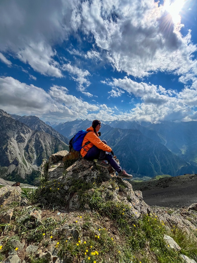 Summer in Ala Archa National Park in Kyrzgystan during my Four Seasons of Visit in Kyrgyzstan