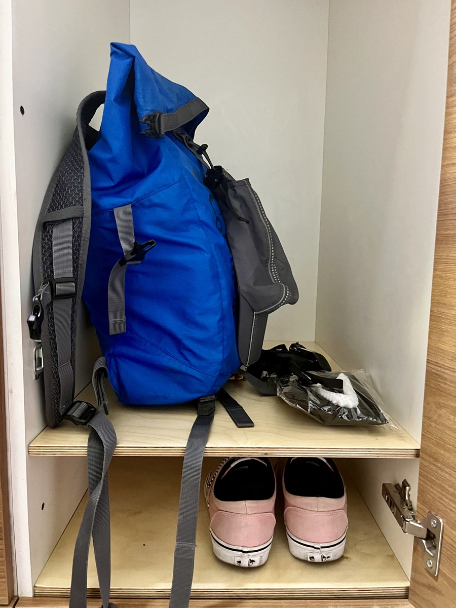 Locker Area in Garden Spa