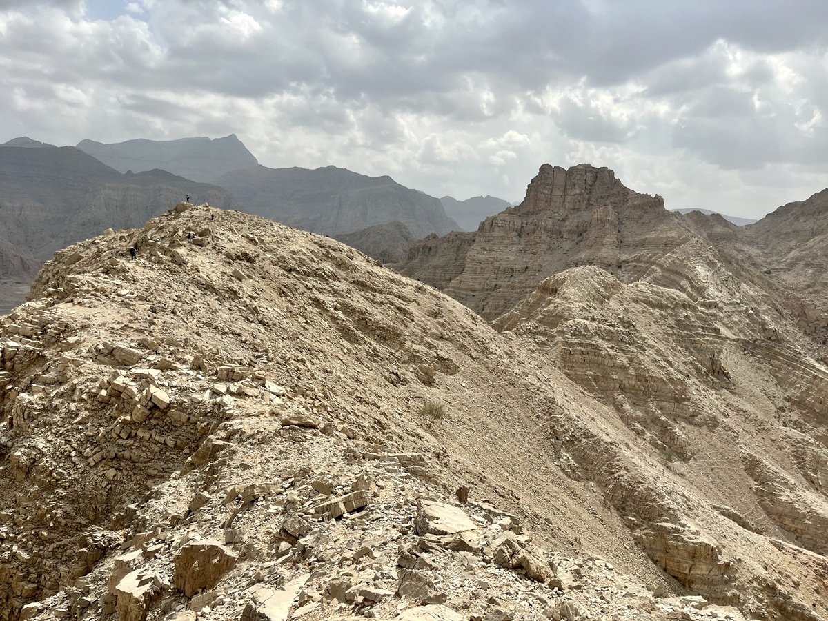 Hiking Wafi Trail in Ras Al Khaimah, UAE