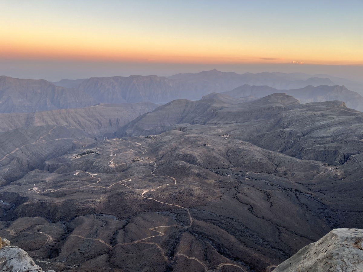 Sunset at Jebel Jais - Bil Ays