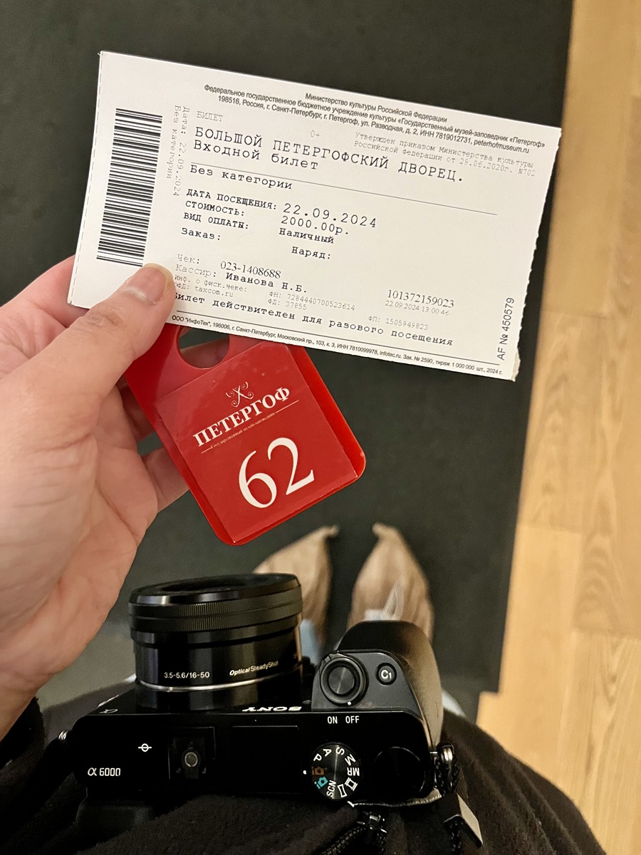 Entrance ticket to Grand Peterhof Palace for a day tour as a solo traveler
