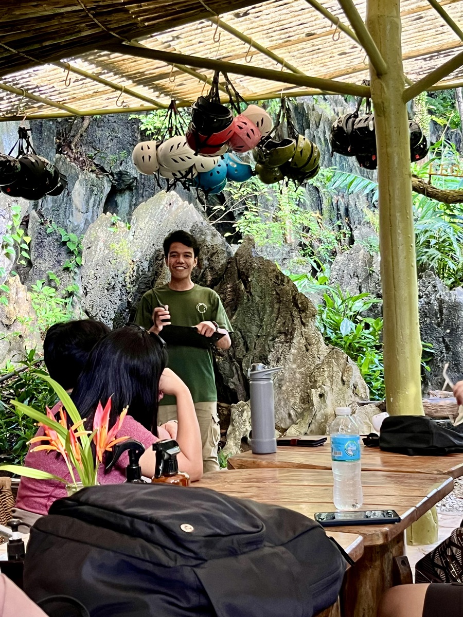 Pre-hike orientation in Masungi Georeserve via Discovery Trail