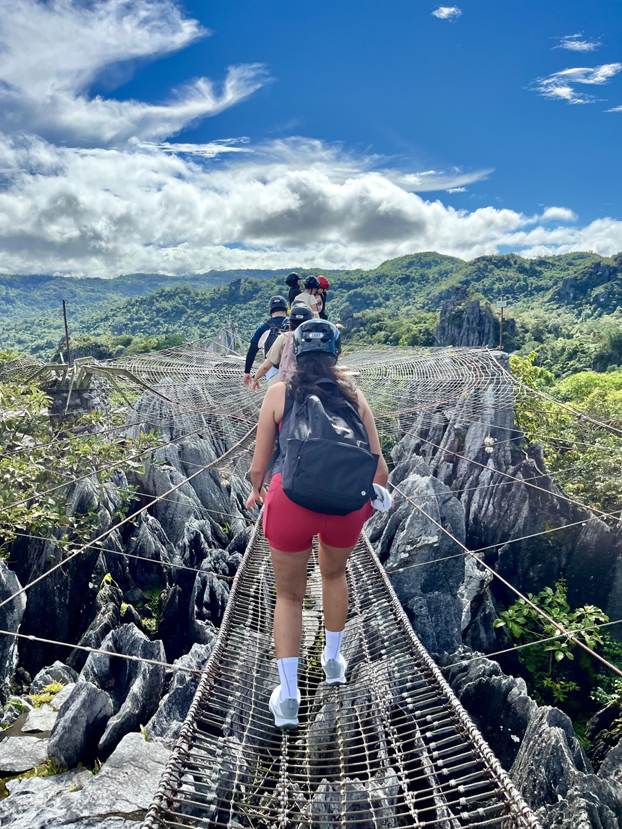 Sapot ni Ric, the iconic spot during hike in Masungi Georeserve via Discovery Trail