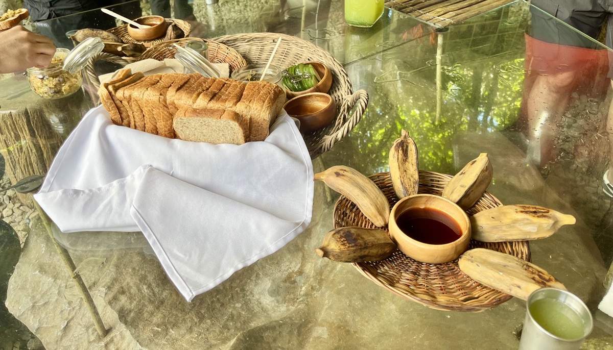 Light snacks served by Masungi after the hike