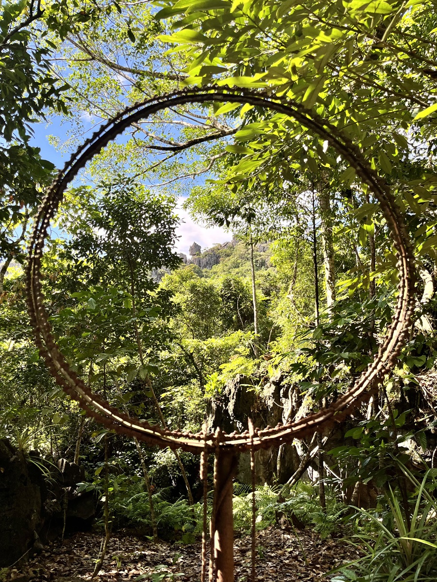 Actual rock face as the inspiration of Masungi's logo