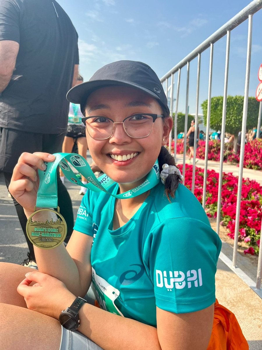 Burj2Burj Half Marathon in Dubai Finisher Photo