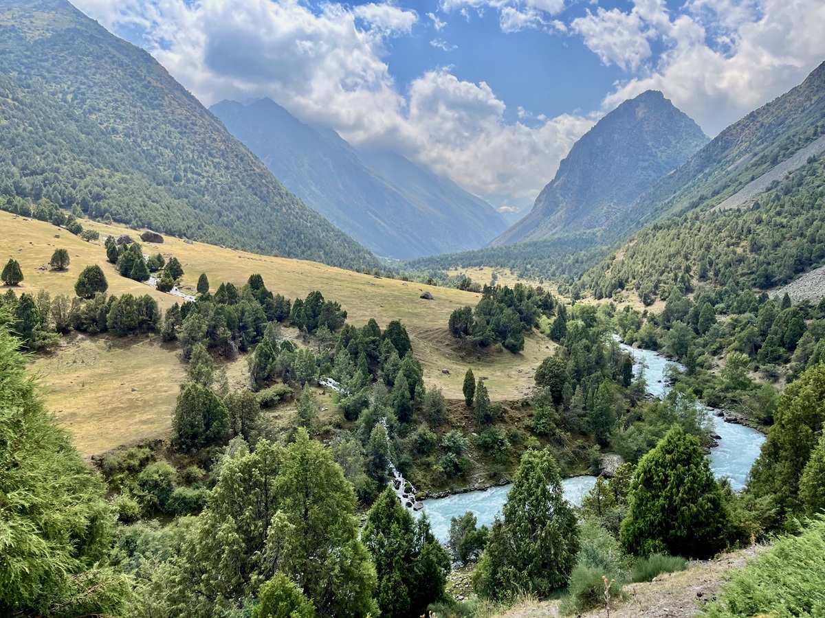 Alamedin Gorge in Kyrgyzstan