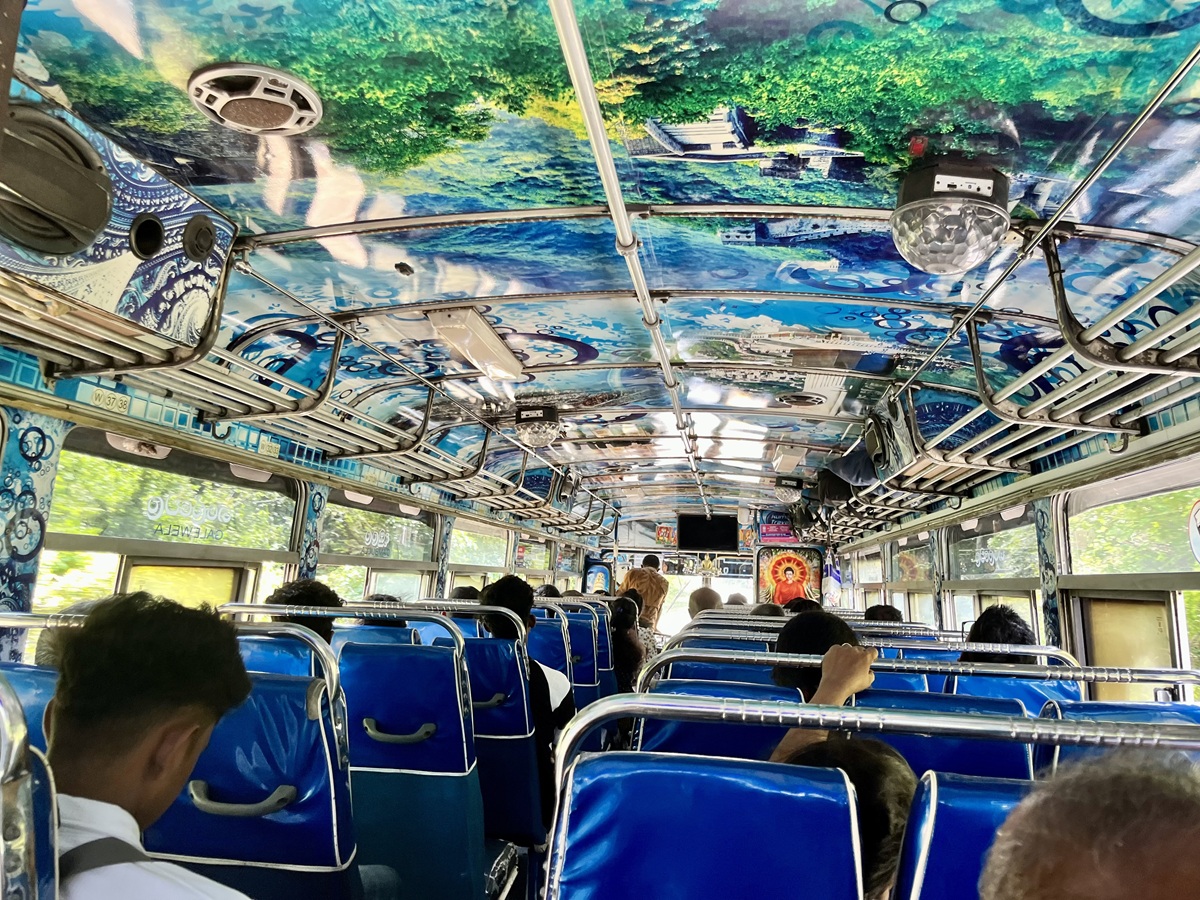 Bus Travel from Sigiriya to Trincomalee in Sri Lanka