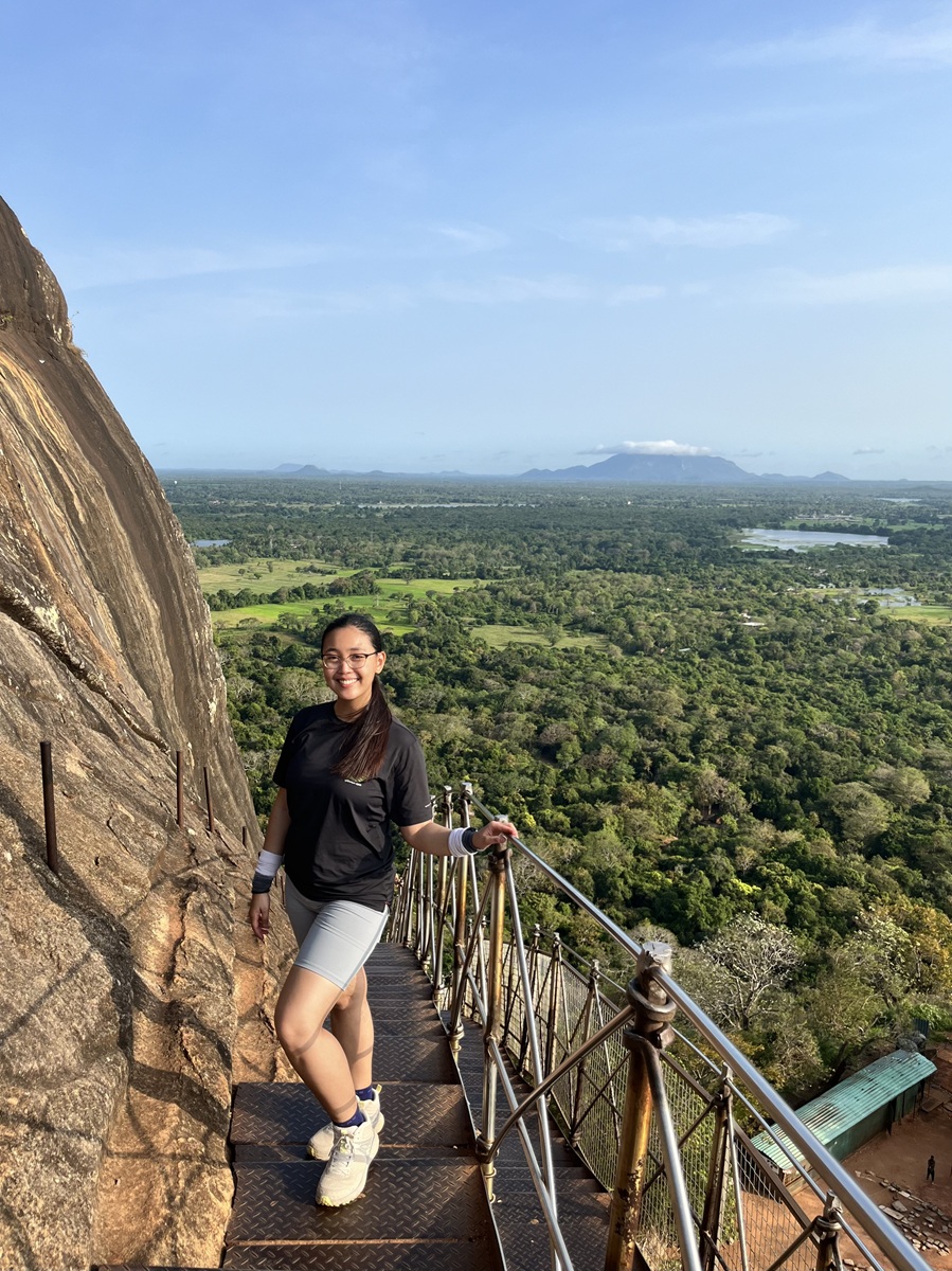 Going down from Sigiriya Rock