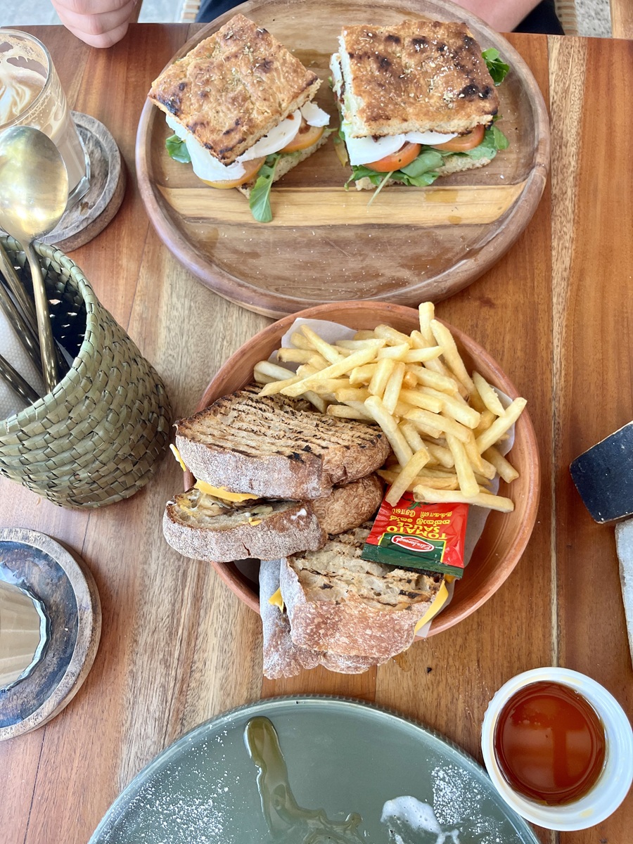 Sandwiches & Fries at Cafe on the 18th 