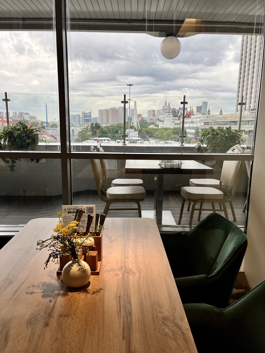 View of Izmailovo Kremlin from VEGA Restaurant