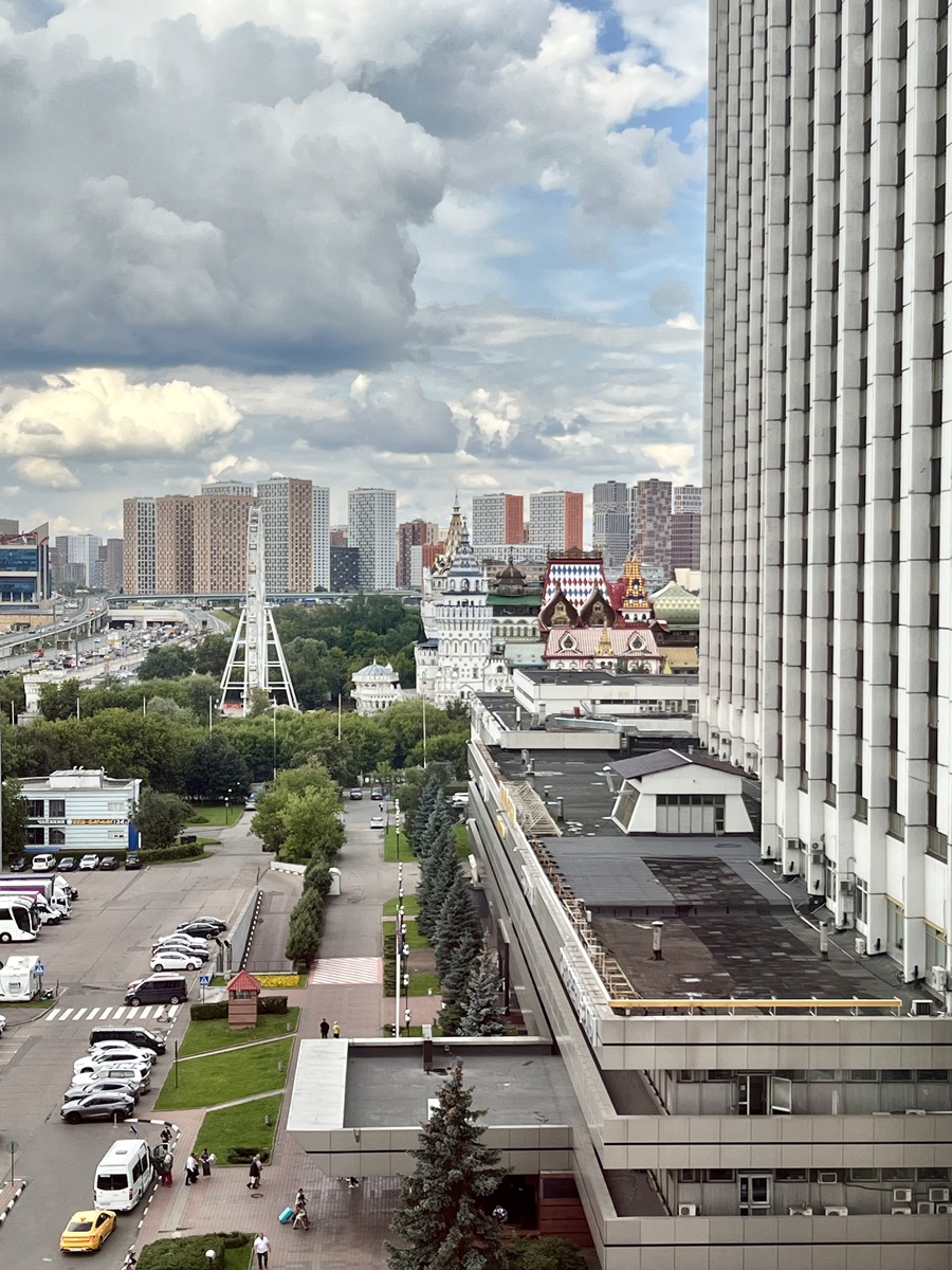 Izmailovo Kremlin view from VEGA Izmailovo Hotel