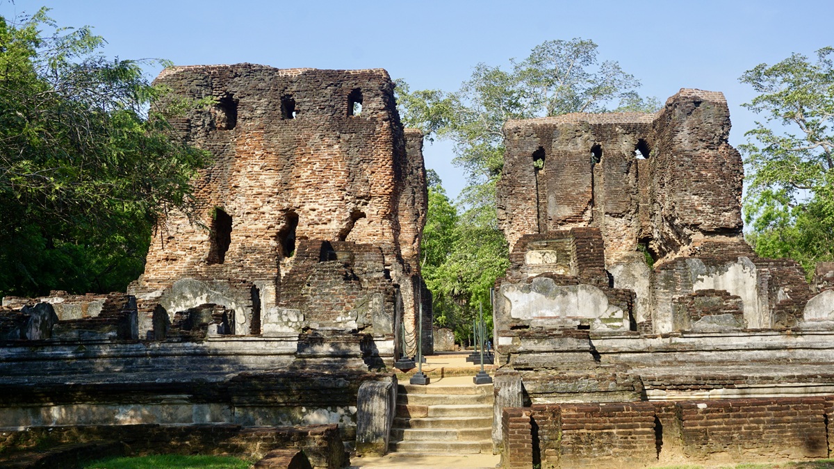 Royal Palace of King Parakramabahu in Polonnaruwa, Sri Lanka