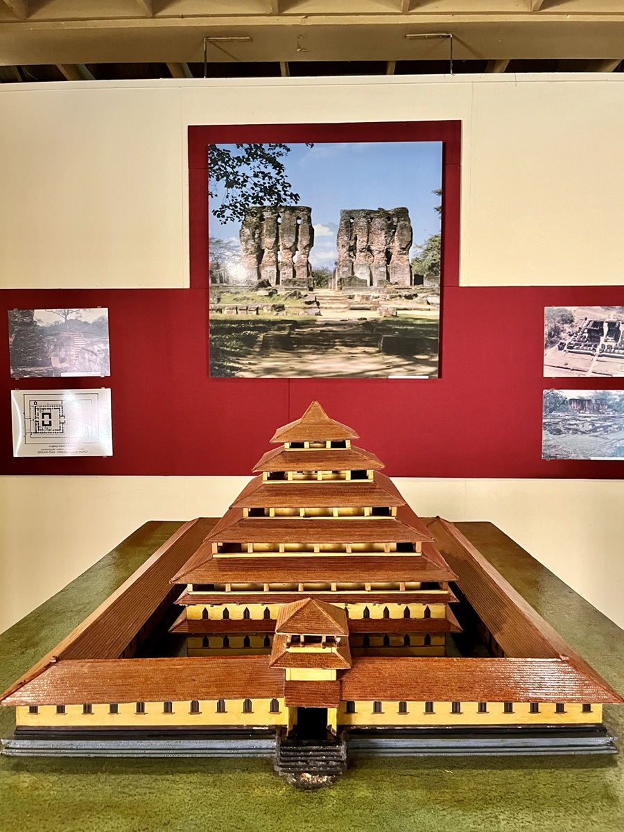 Scale Model inside Arachaeological Museum Complex of Polonnaruwa