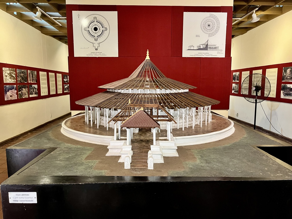 Scale Model of Vatadage in Polonnaruwa