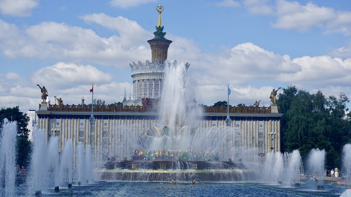 Stone Flower Fountain in VDNKh