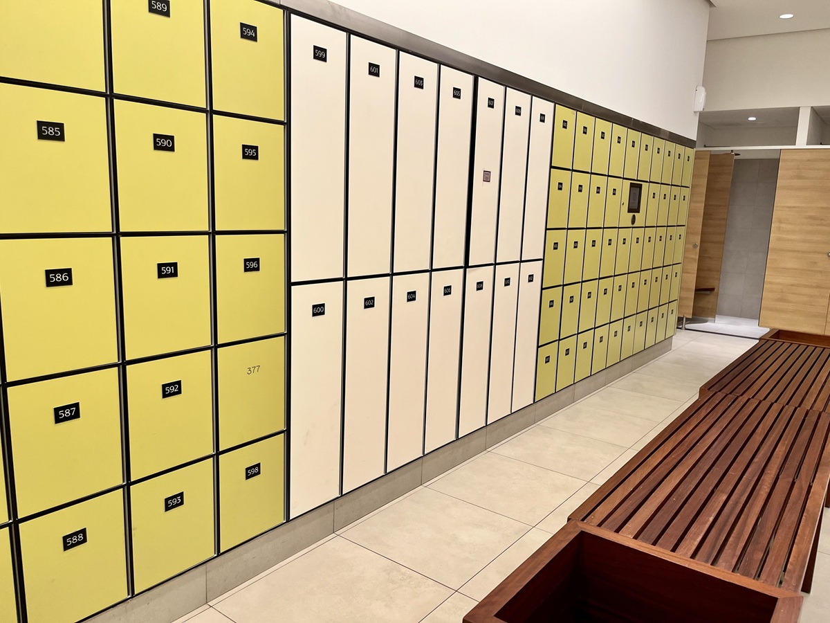 Lockers inside Poseidon Village inside Aquaventure Dubai